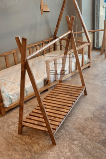 رگال چوبی کودک مدل سرخ پوستی